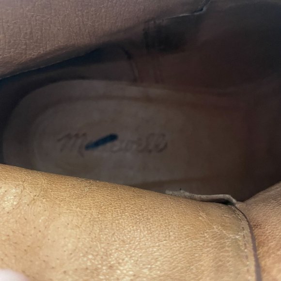 Madewell Women's Brown Leather DARRIN Ankle Boot - Size 10 - Picture 6 of 7